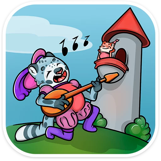Стикер 47 Cat tenderness