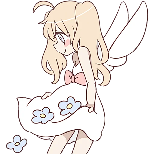 ☺️ Стикер «Девушка Ангел» для Telegram