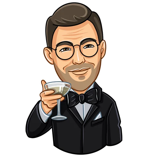 🍸 Стикер «an atypical realtor» для Telegram