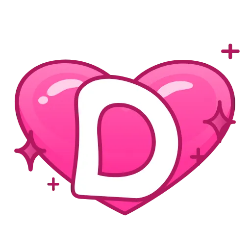 Стикер 38 Pink Love