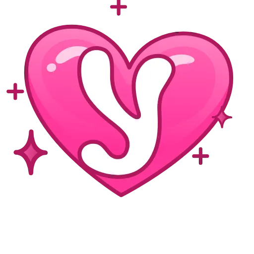 Стикер 22 Pink Love