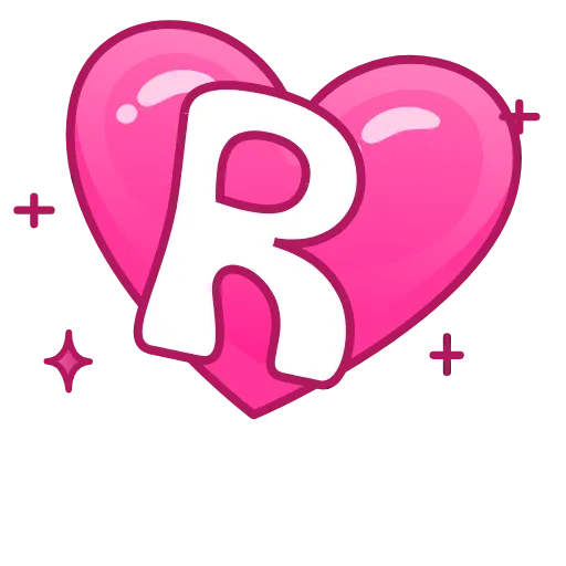 Стикер 52 Pink Love