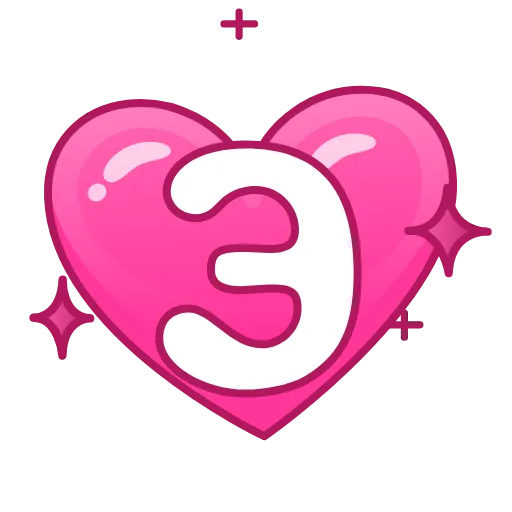 Стикер 32 Pink Love