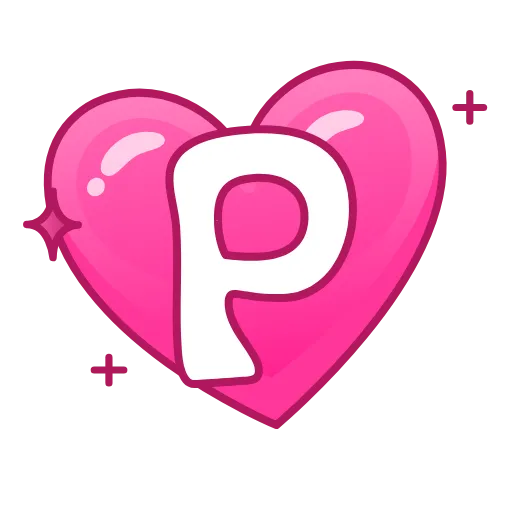Стикер 19 Pink Love