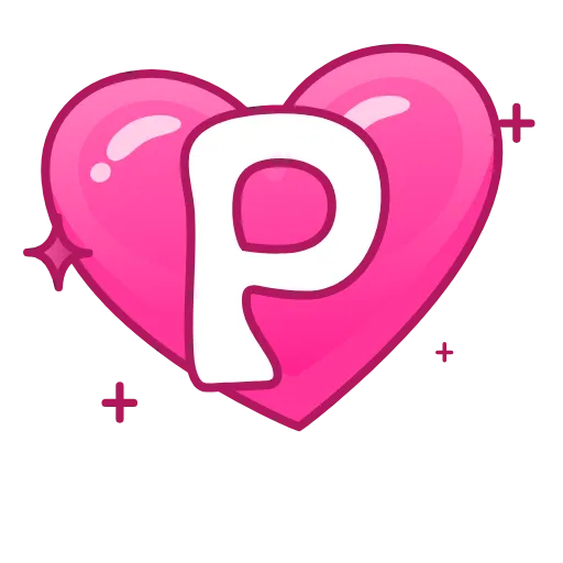 Стикер 50 Pink Love