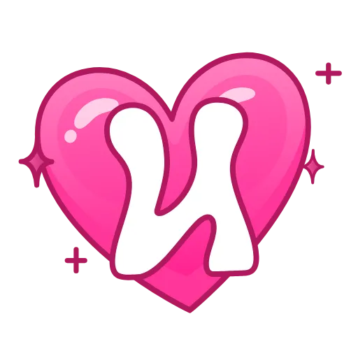 Стикер 11 Pink Love