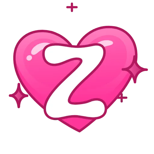 Стикер 60 Pink Love