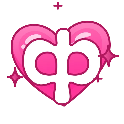 Стикер 23 Pink Love