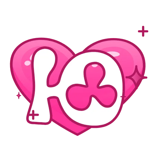Стикер 33 Pink Love