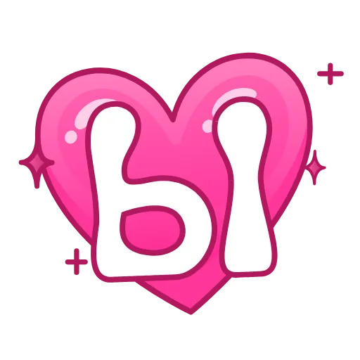 Стикер 30 Pink Love