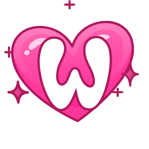 Стикер 57 Pink Love