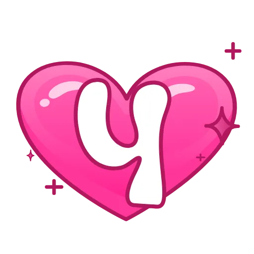 Стикер 26 Pink Love