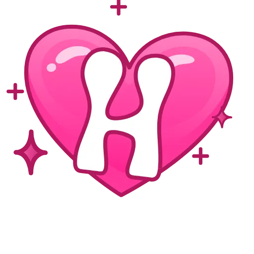 Стикер 16 Pink Love