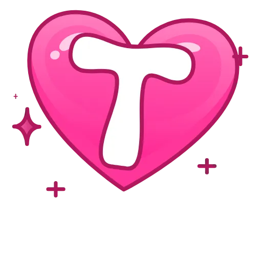 Стикер 54 Pink Love