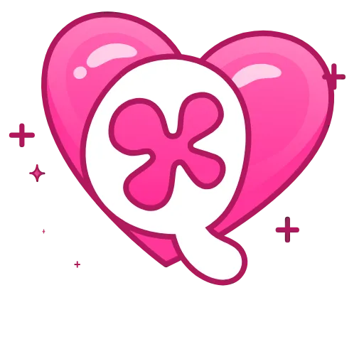 Стикер 51 Pink Love
