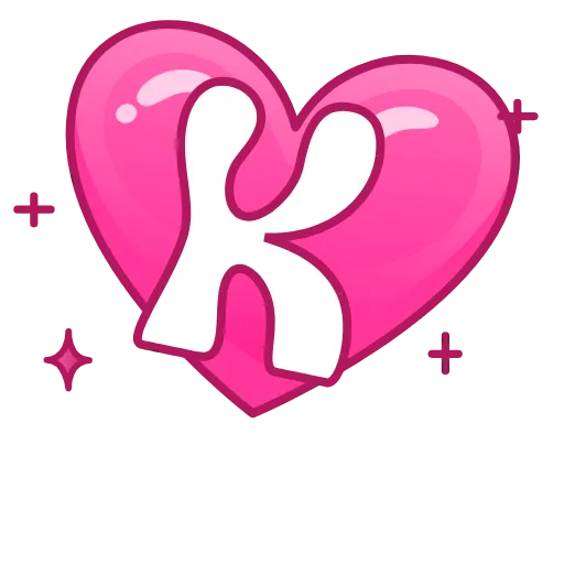 Стикер 45 Pink Love