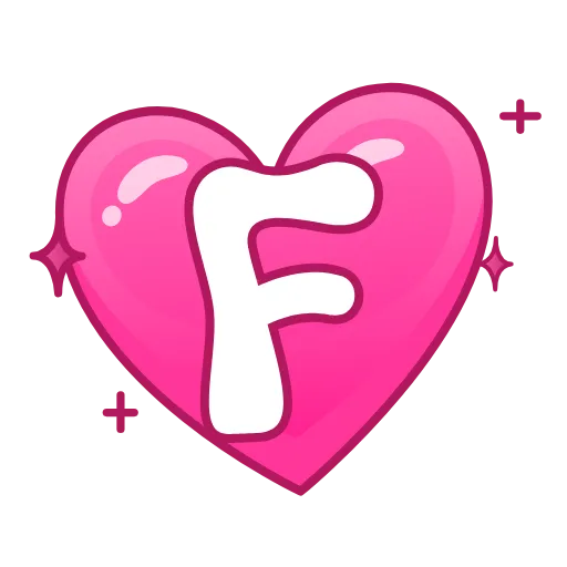 Стикер 40 Pink Love