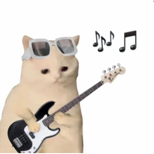 🎵 Стикер «meme!! ‍⬛» для Telegram