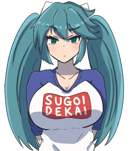😳 Стикер «Sugoi Dekai» для Telegram