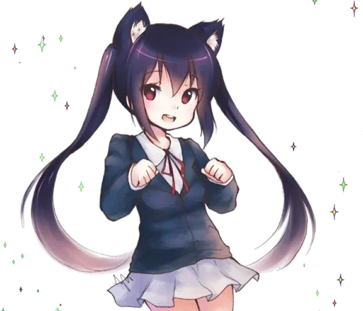 😍 Стикер «Azunyan» для Telegram