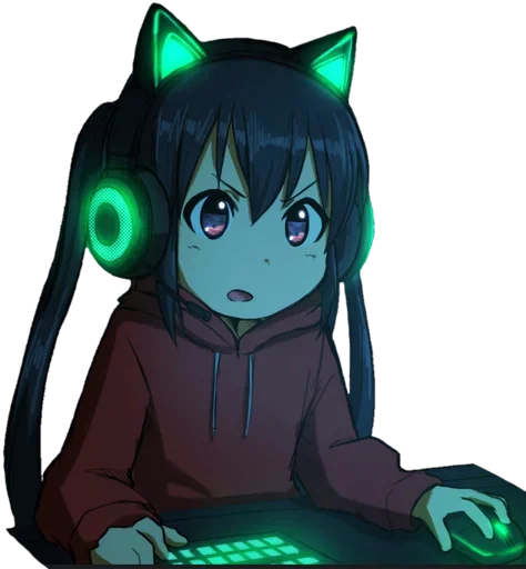 😍 Стикер «Azunyan» для Telegram