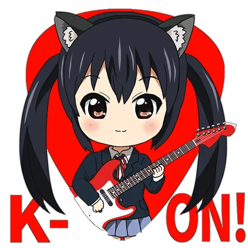 Стикерпак Azunyan для Telegram