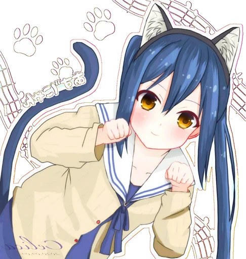 😍 Стикер «Azunyan» для Telegram