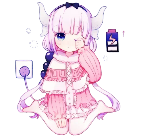 😊 Стикер «Kanna Chan FanBox» для Telegram