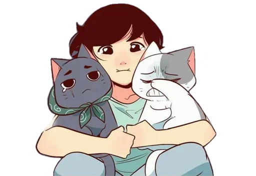 😸 Стикер «Nyangami komikkamvret» для Telegram