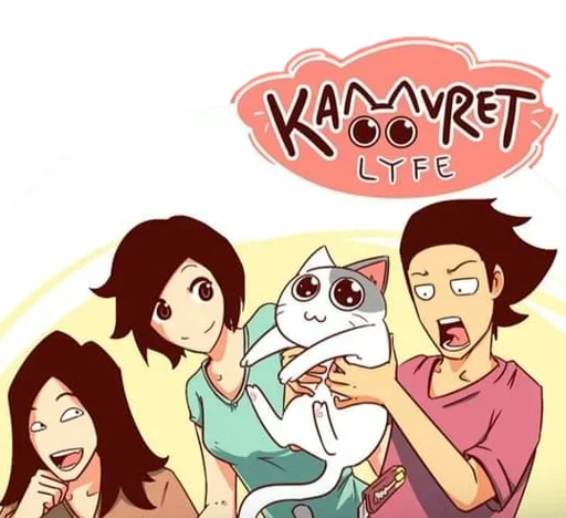 😸 Стикер «Nyangami komikkamvret» для Telegram