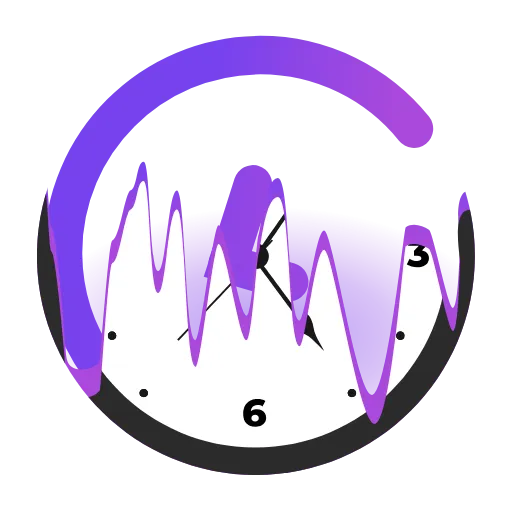🕐 Стикер «Purple» для Telegram