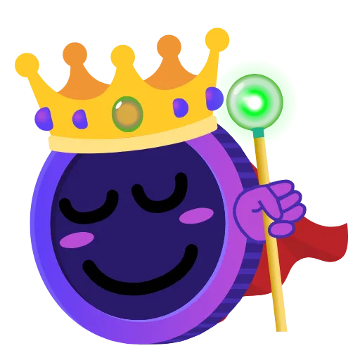 👑 Стикер «Purple» для Telegram
