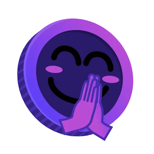 🙏 Стикер «Purple» для Telegram