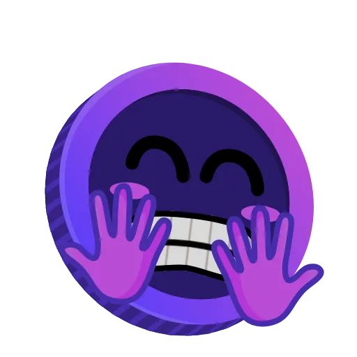 😬 Стикер «Purple» для Telegram