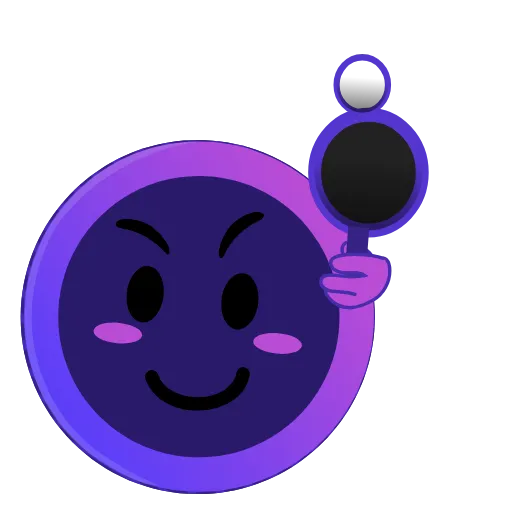 💥 Стикер «Purple» для Telegram