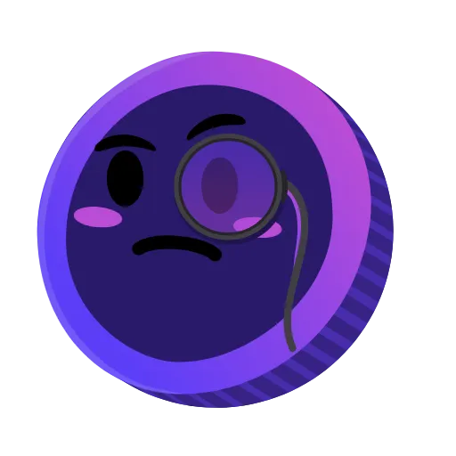 🧐 Стикер «Purple» для Telegram