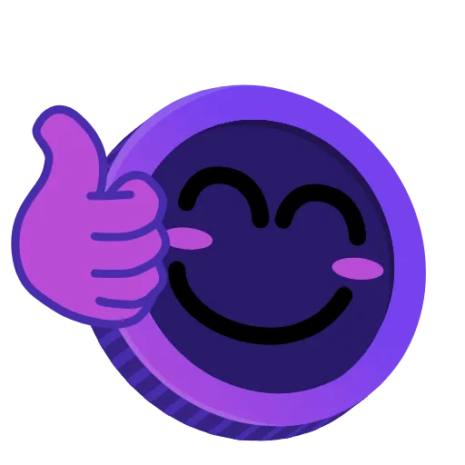 👍 Стикер «Purple» для Telegram