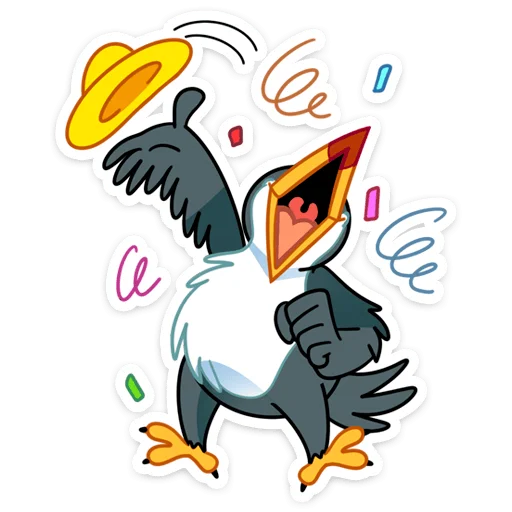 🥳 Стикер «Ананасик» для Telegram