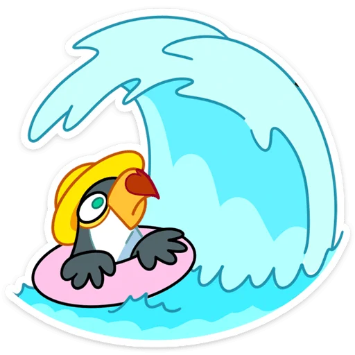 🌊 Стикер «Ананасик» для Telegram