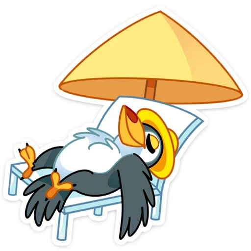 🏖 Стикер «Ананасик» для Telegram