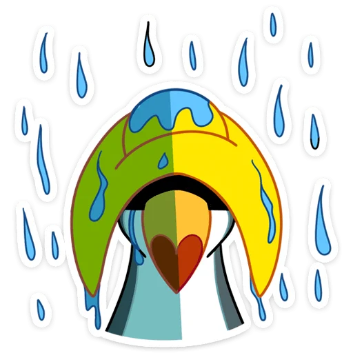 🌧 Стикер «Ананасик» для Telegram