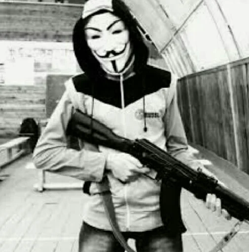 🔫 Стикер «ананимные» для Telegram