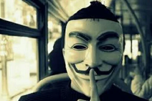 🤫 Стикер «ананимные» для Telegram