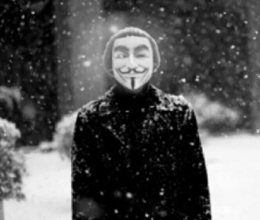 ☃️ Стикер «ананимные» для Telegram