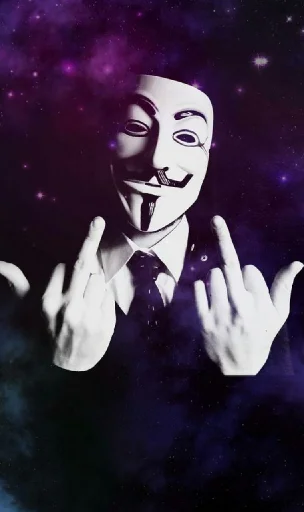 🖕 Стикер «ананимные» для Telegram