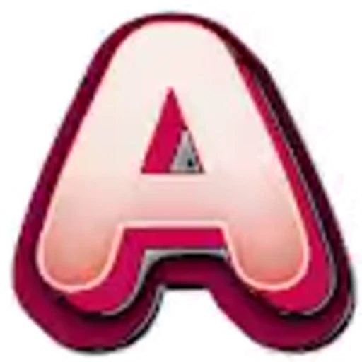 Стикерпак Красные анимированные буквы, русские и английские для Telegram