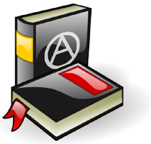 📖 Стикер «Anarquismo en PDF» для Telegram