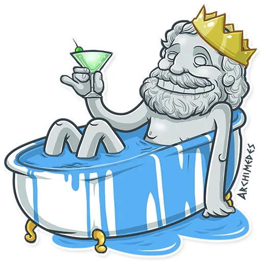 🛀 Стикер «Greek Geeks» для Telegram