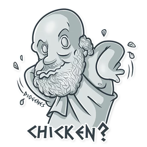 🐥 Стикер «Greek Geeks» для Telegram