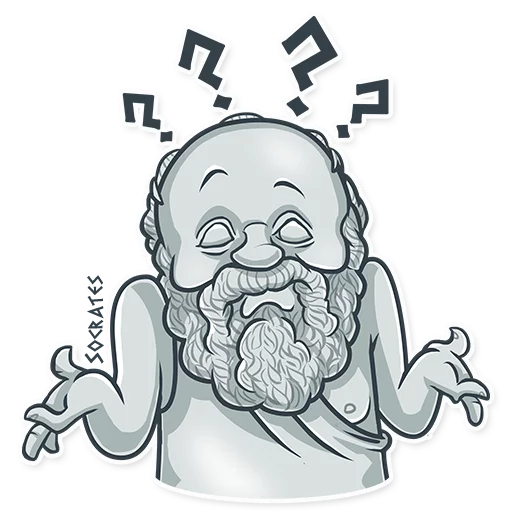 🤷 Стикер «Greek Geeks» для Telegram